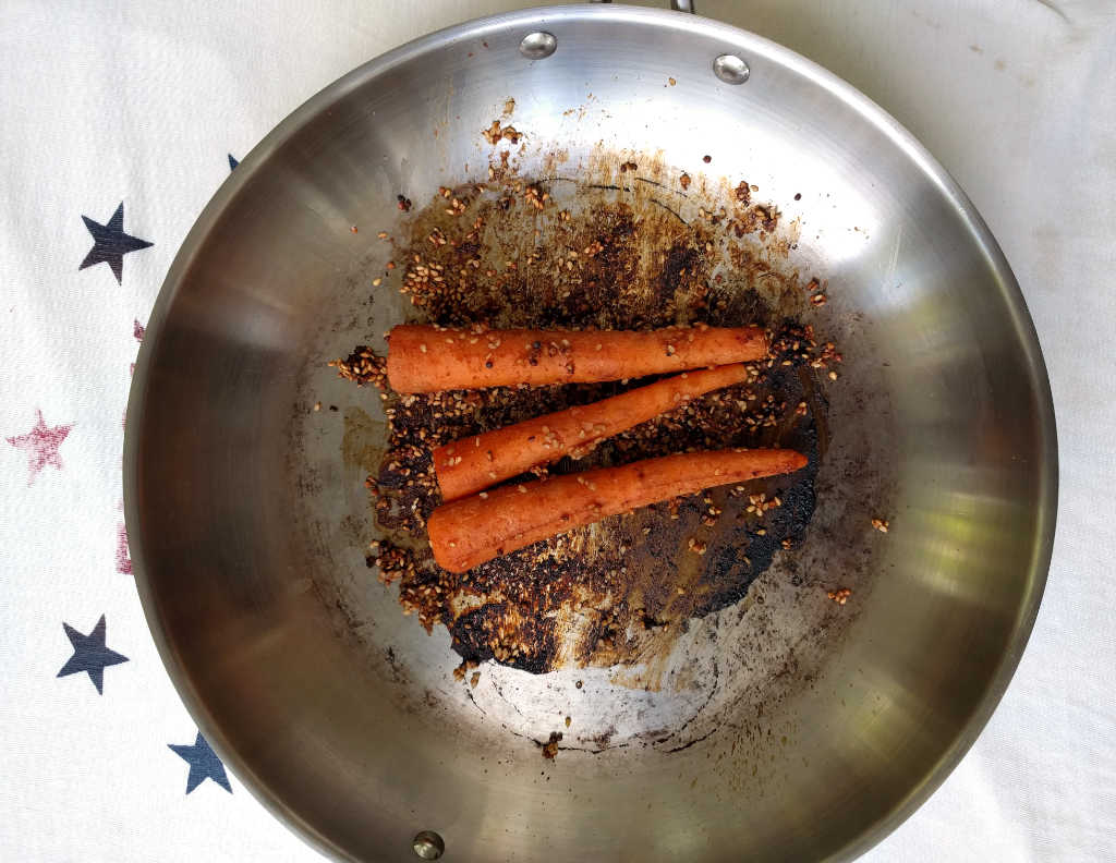 whole_food_plant_based_carrot_dogs_in_skillet