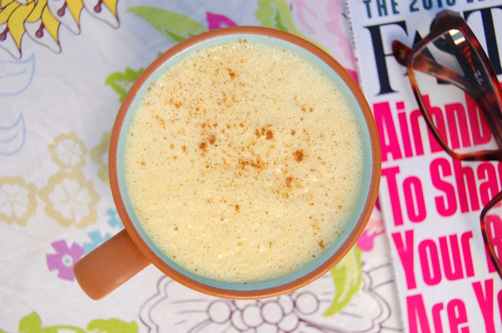 Turmeric Latte, Superfood plant-based latte