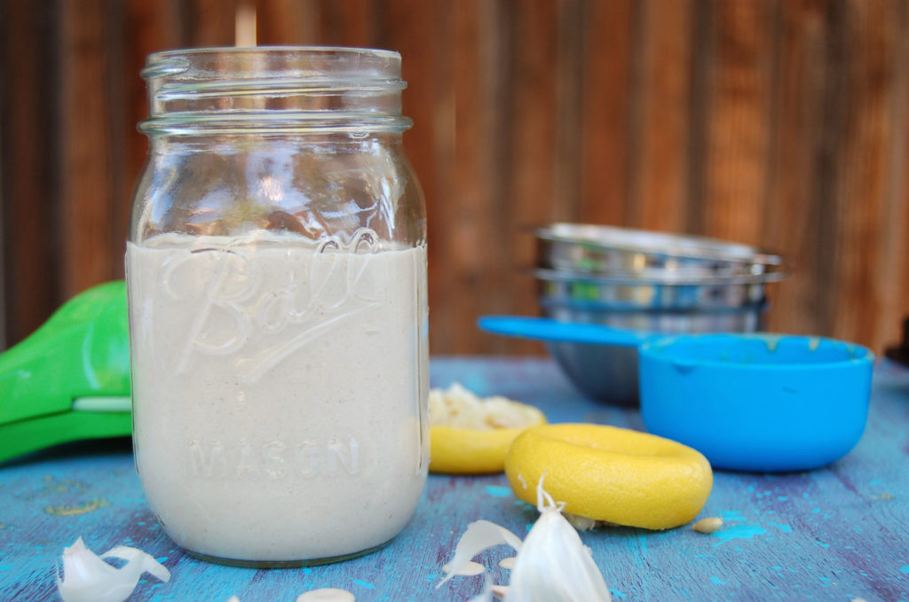 no oil lemon tahini dressing