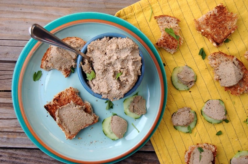 tips for adding more healthy foods into your diet: the basics + mushroom walnut paté