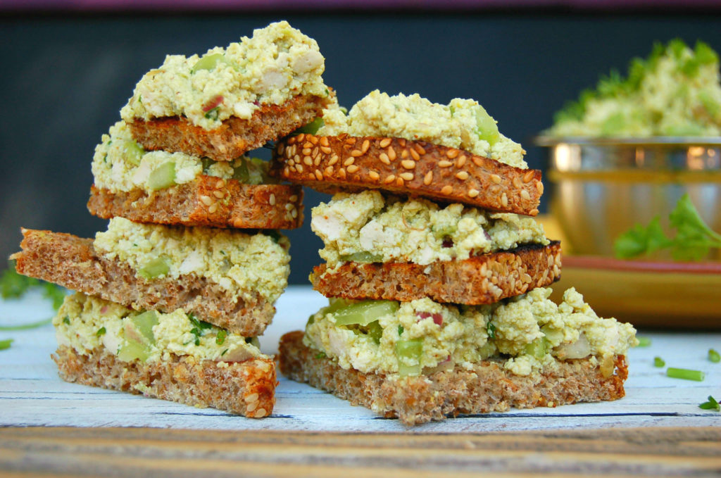 tofu salad_no_oil_up_close