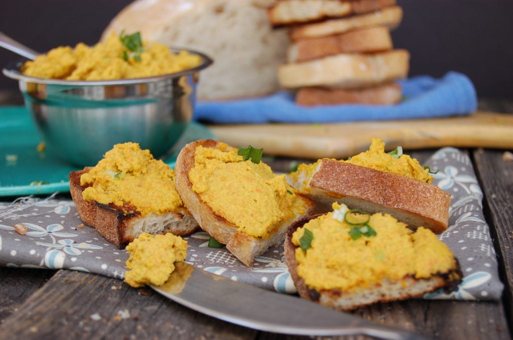 carrot cashew pate