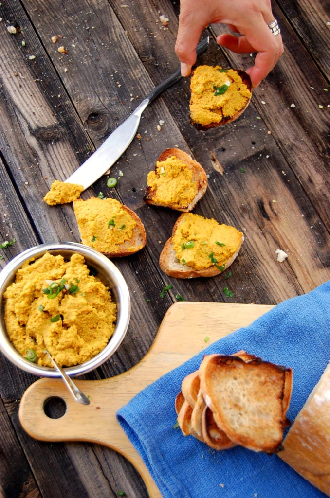 carrot cashew pate