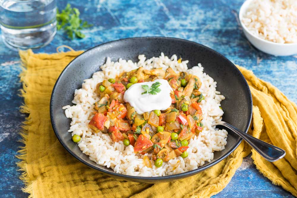 gluten free mushroom masala