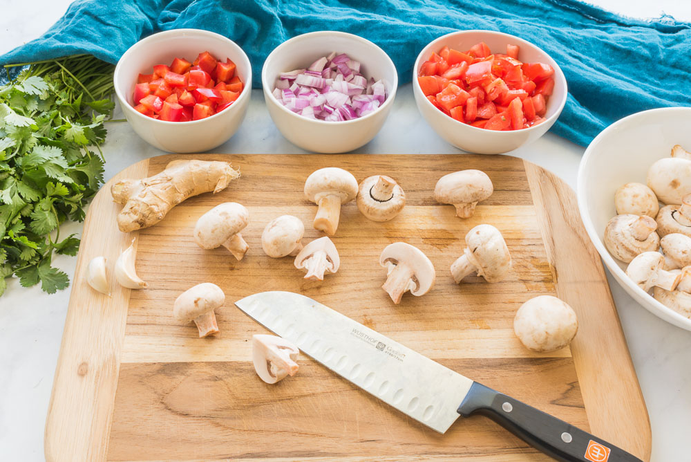 wfpb mushroom masala