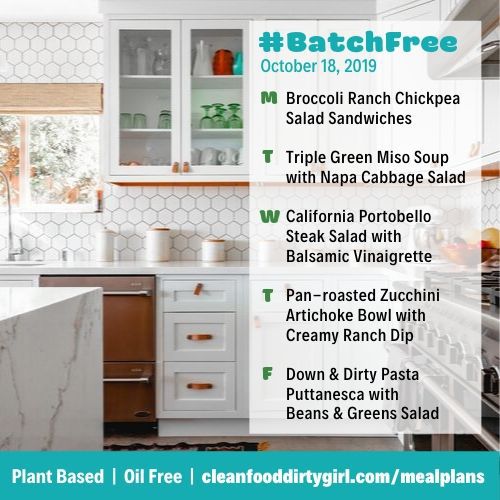 Batch Free plant-based meal plans