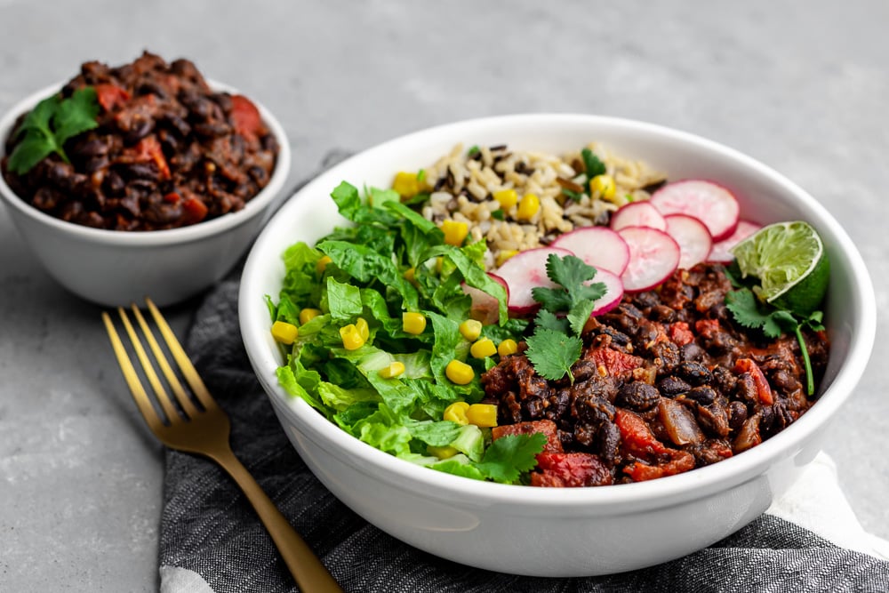 plant based black beans