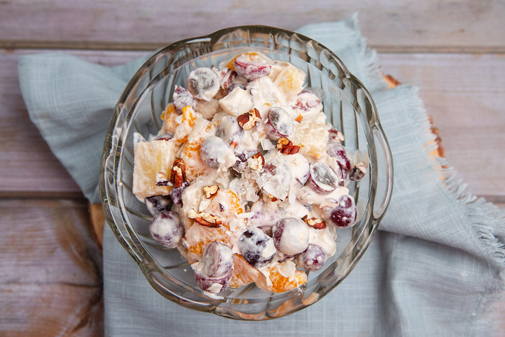 Whole Food Plant Based Ambrosia Salad