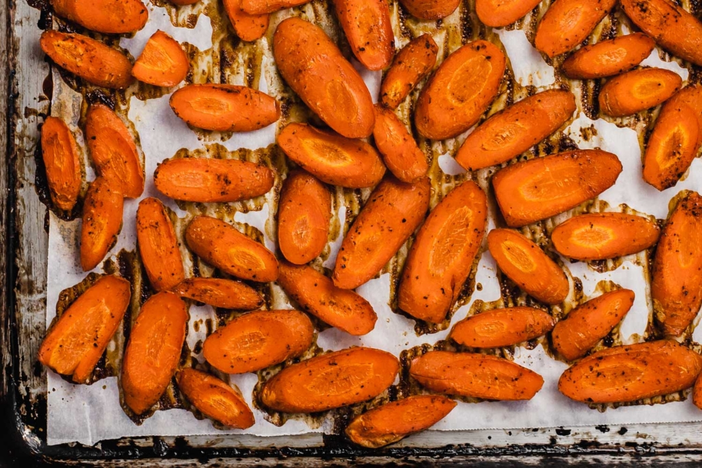 plant based orange maple glazed carrots recipe