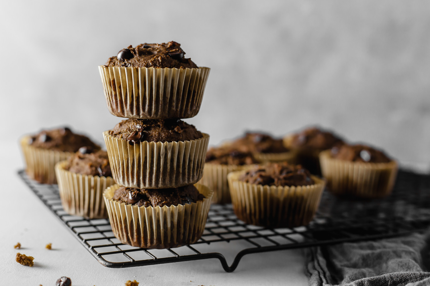 Plant Based Chocolate Chip Blender Muffins