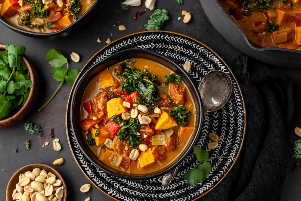 Rich & Creamy Plant Based West African-Inspired Peanut Stew