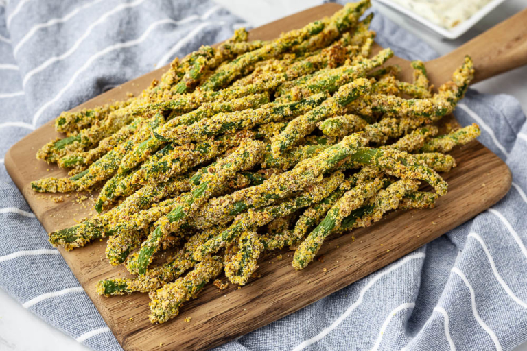 OilFree Crispy Green Bean Fries