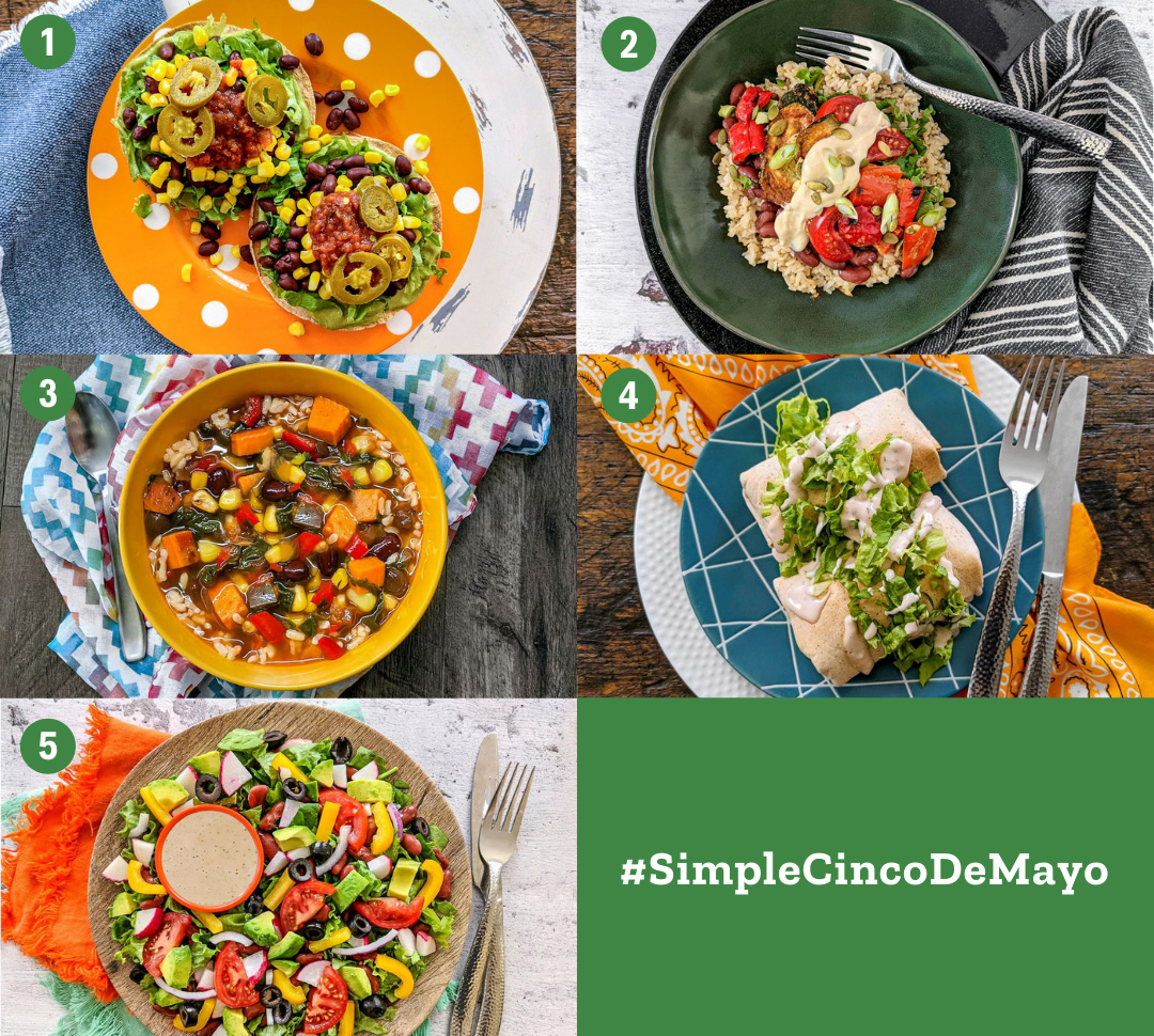 Gluten Free Cinco de Mayo Plant Based Meal Plan