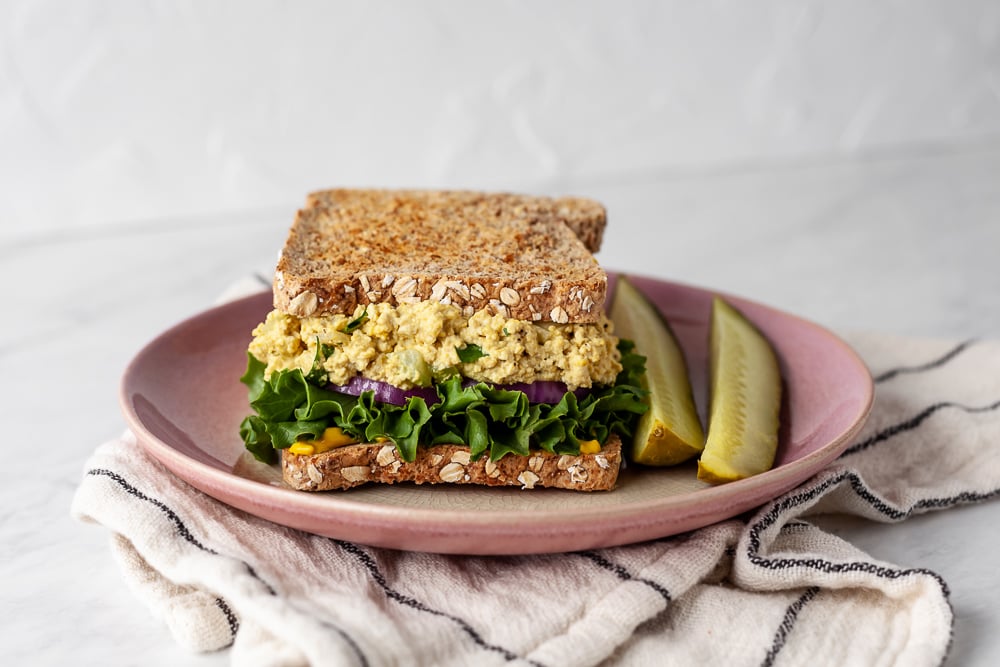 whole food plant based egg salad