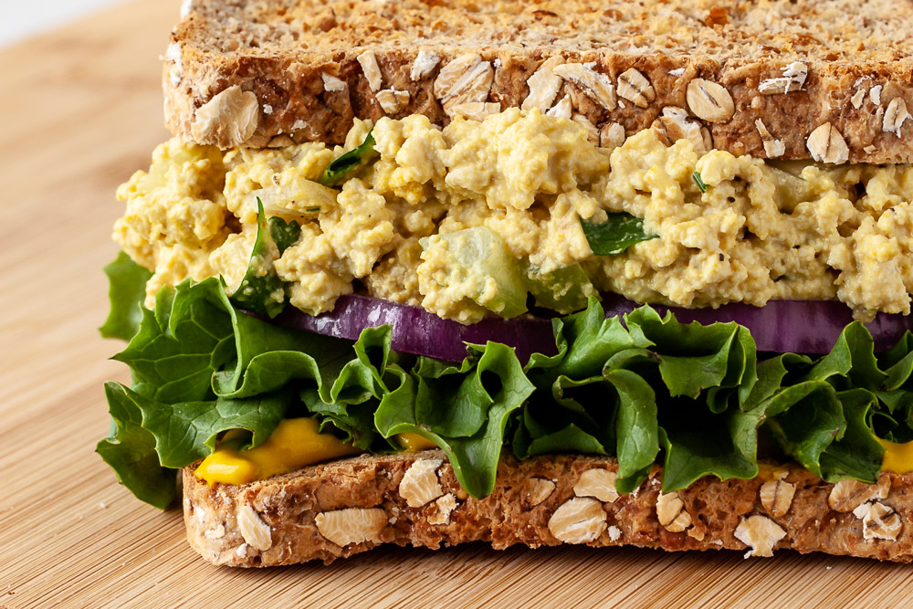 tofu eggless egg salad