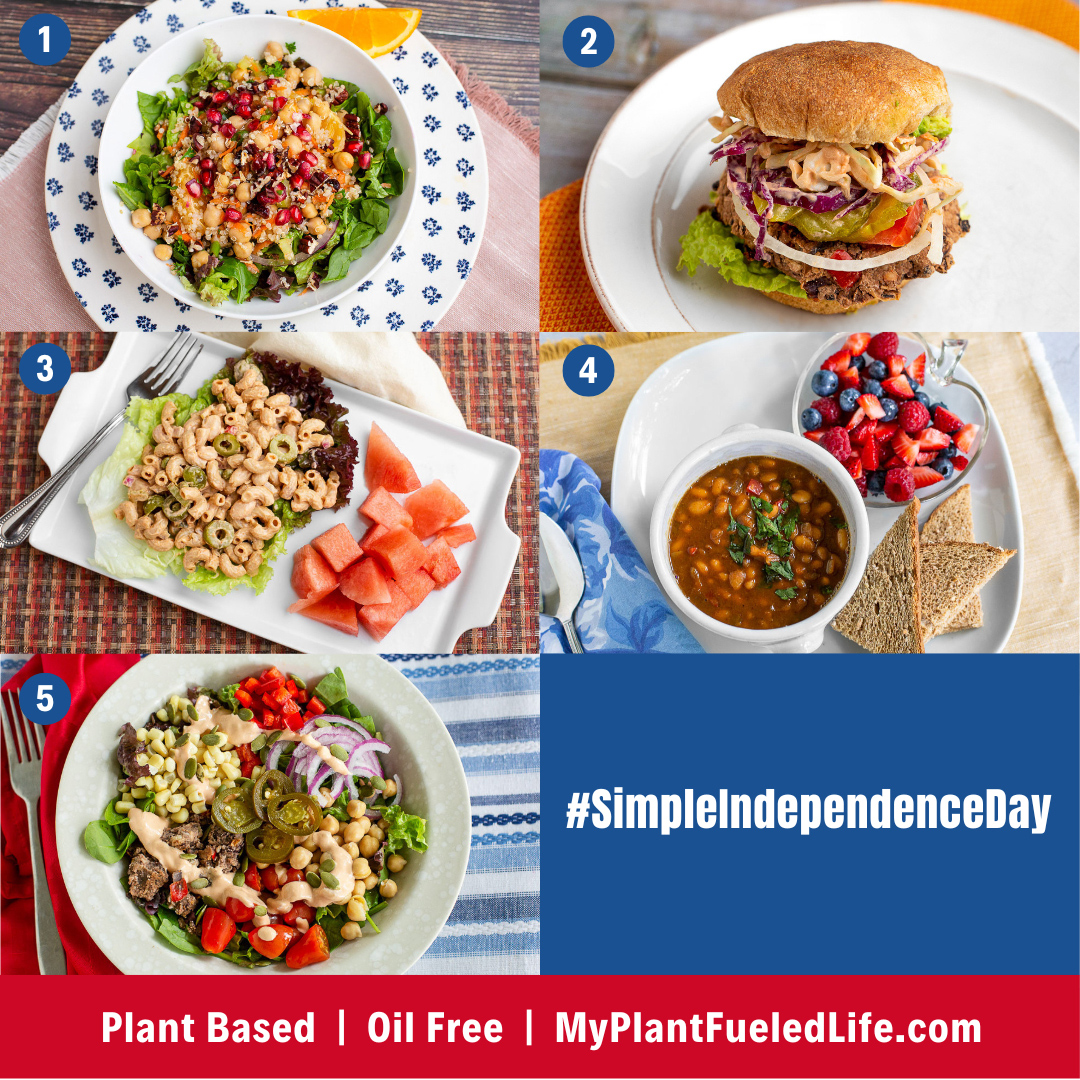 Simple Independence Day Plant-Based Meal Plan