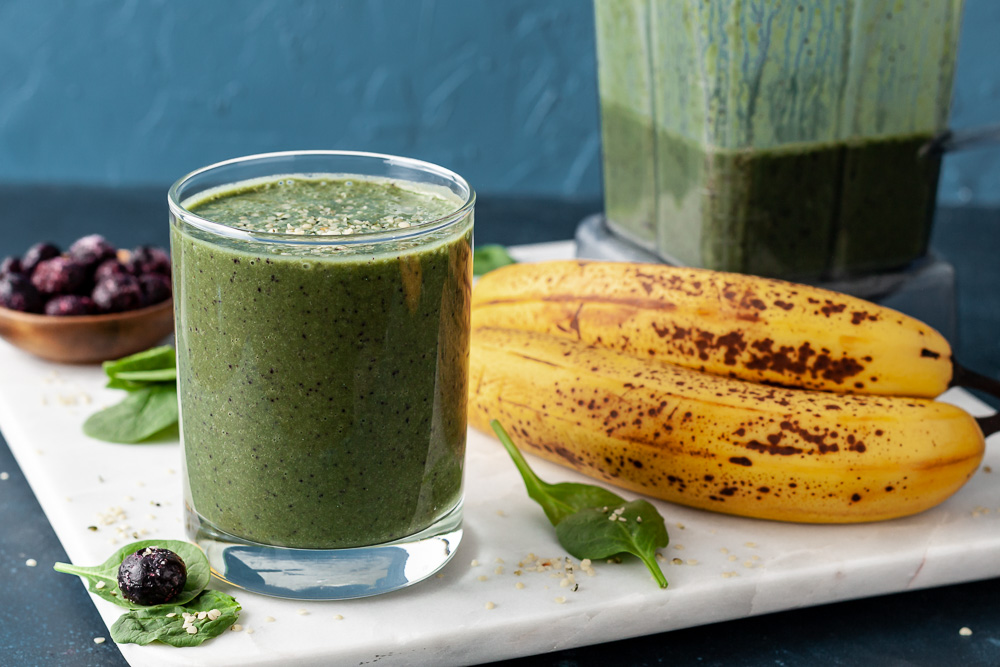 plant based Green Smoothie that Tastes like Ice Cream