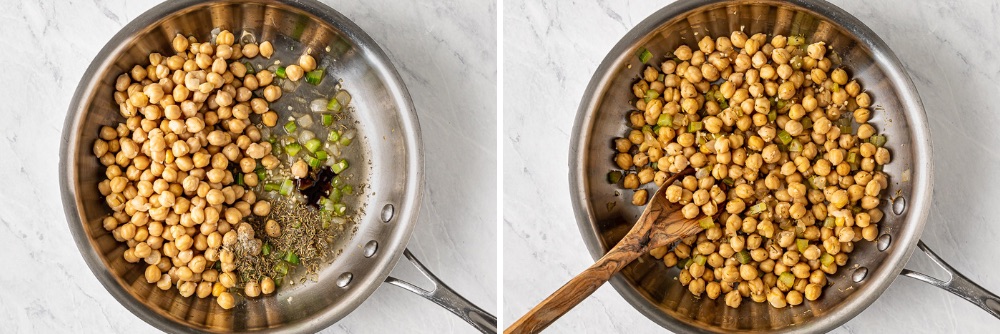 fast savory autumn chickpeas