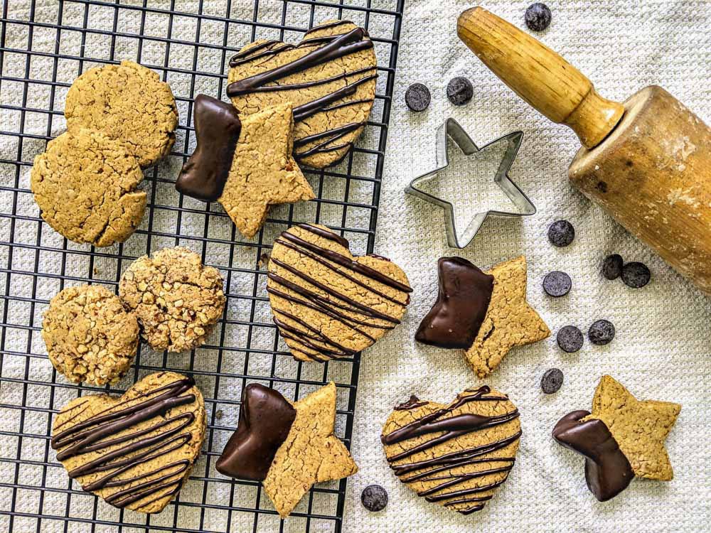 Vegan Maple Tahini Cutout Cookies