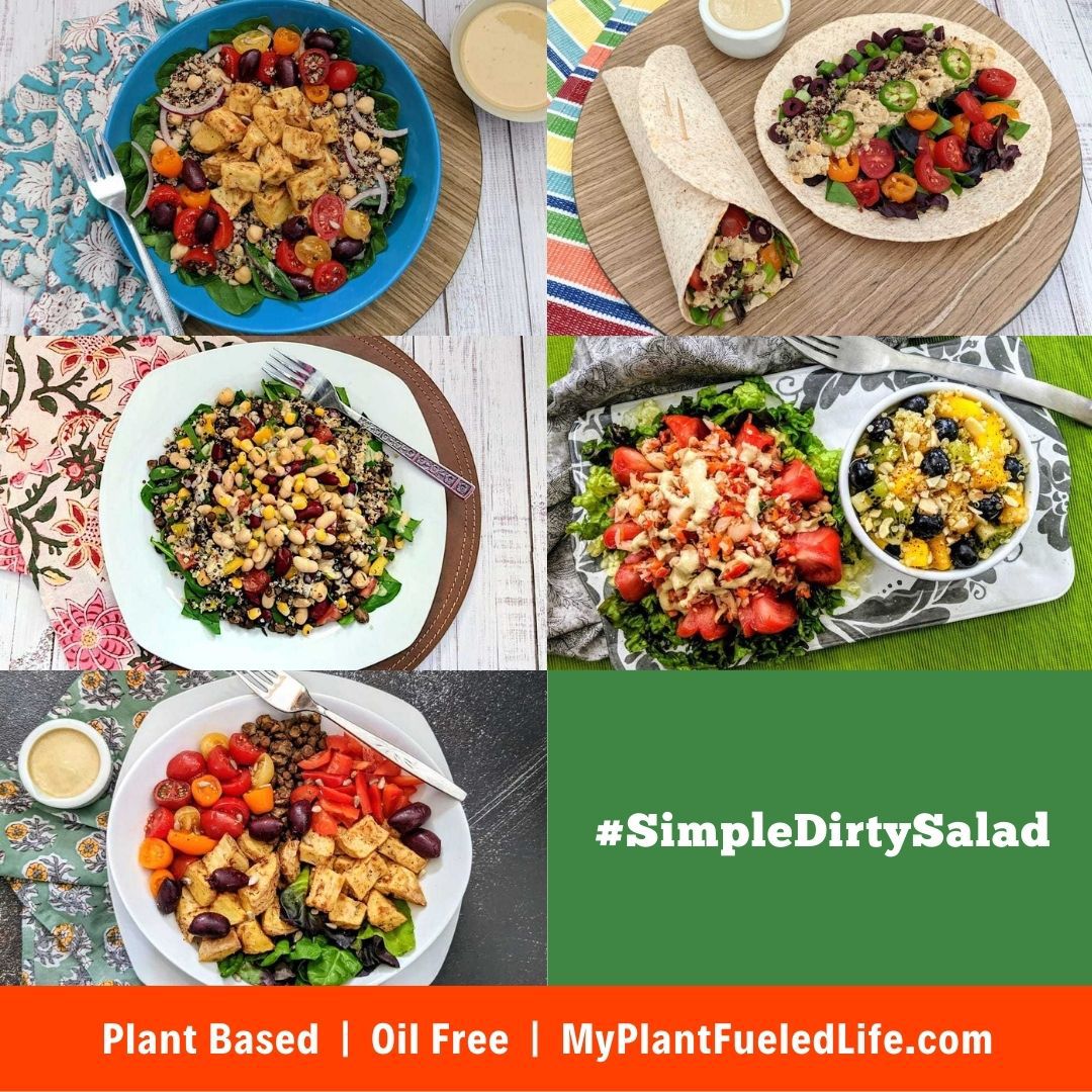 Simple Dirty Salad Vegan Meal Plan