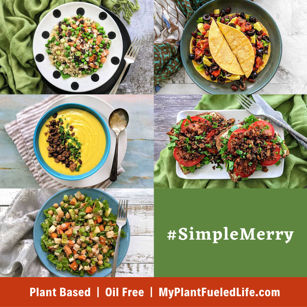 Simple Merry Plant Based Holiday Meal Plan 