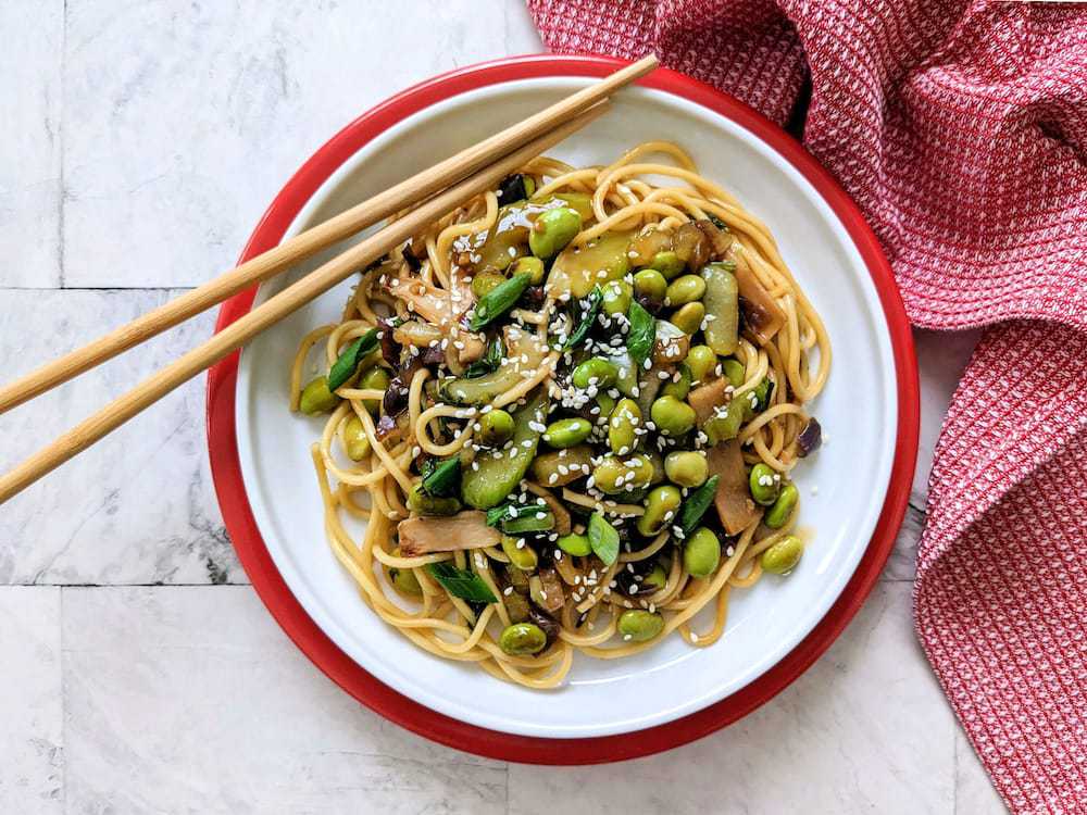 Oil Free Vegetable Lo Mein