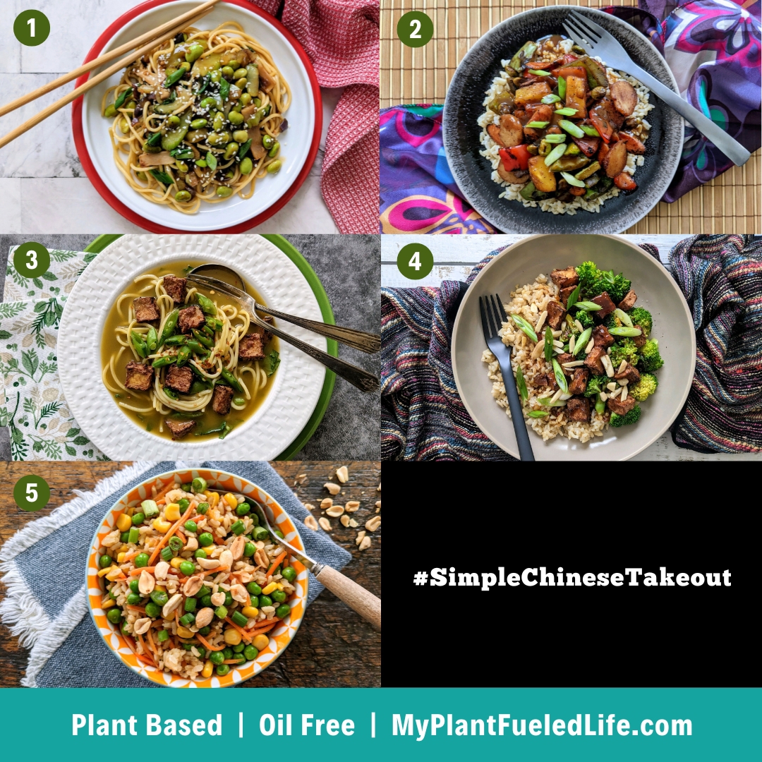 Chinese Takeout Plant Based Meal Plan | Vegan | Oil-Free