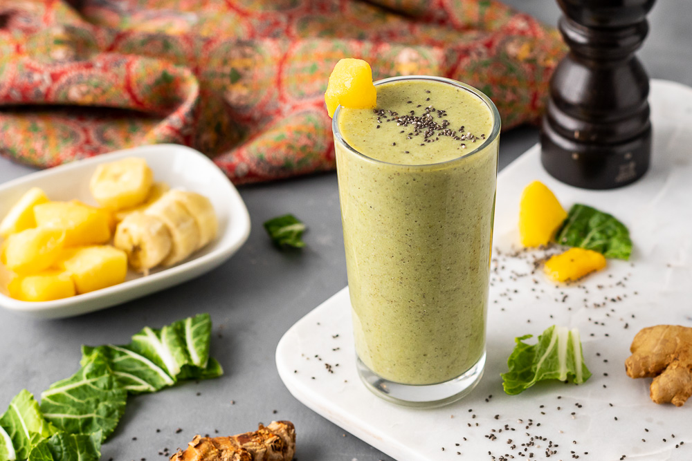 vegan golden milk smoothie