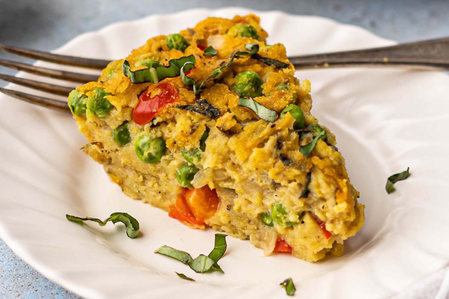 Vegan Polenta Frittata
