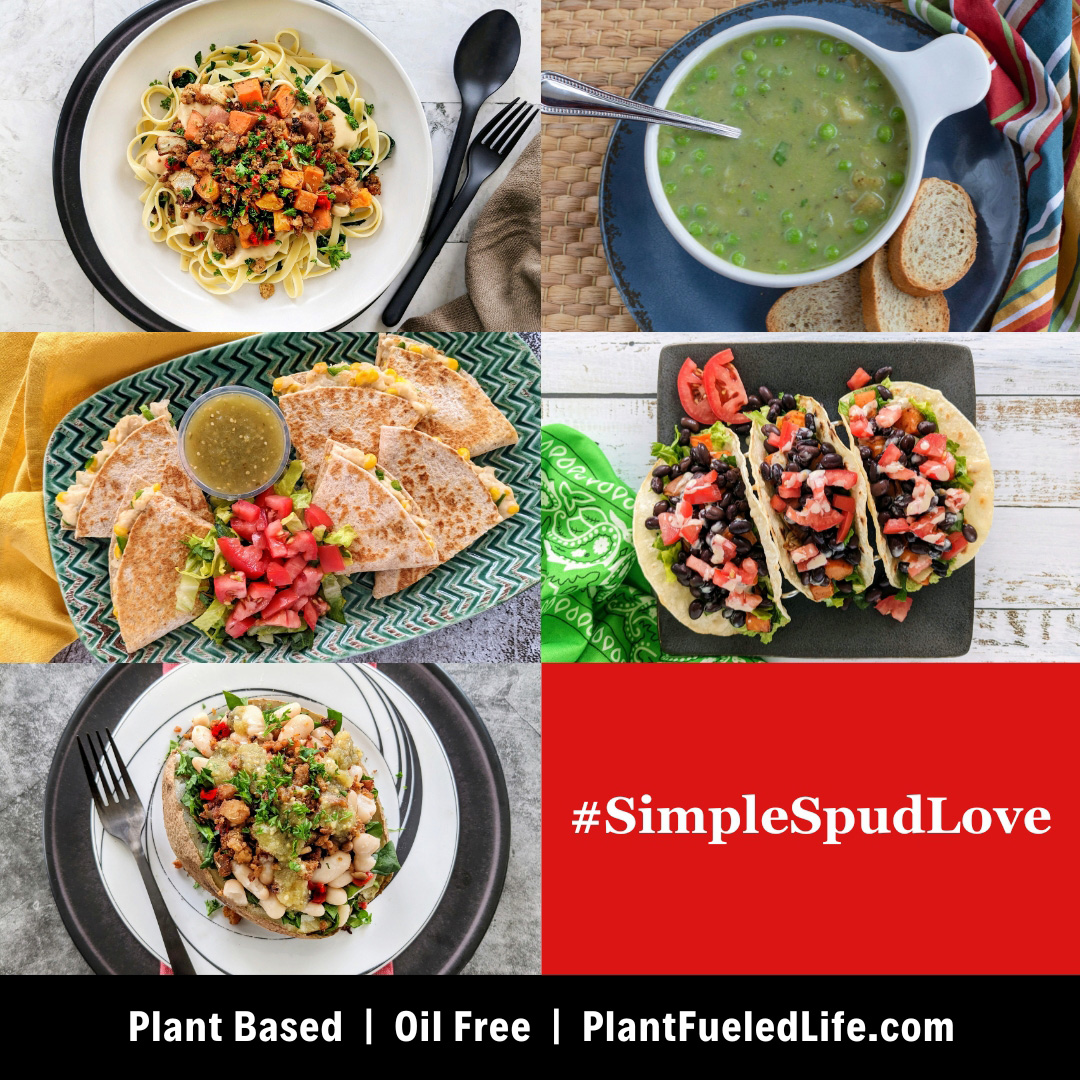 Simple Spud Love Oil Free Dairy Free Plant Based Meal Plan