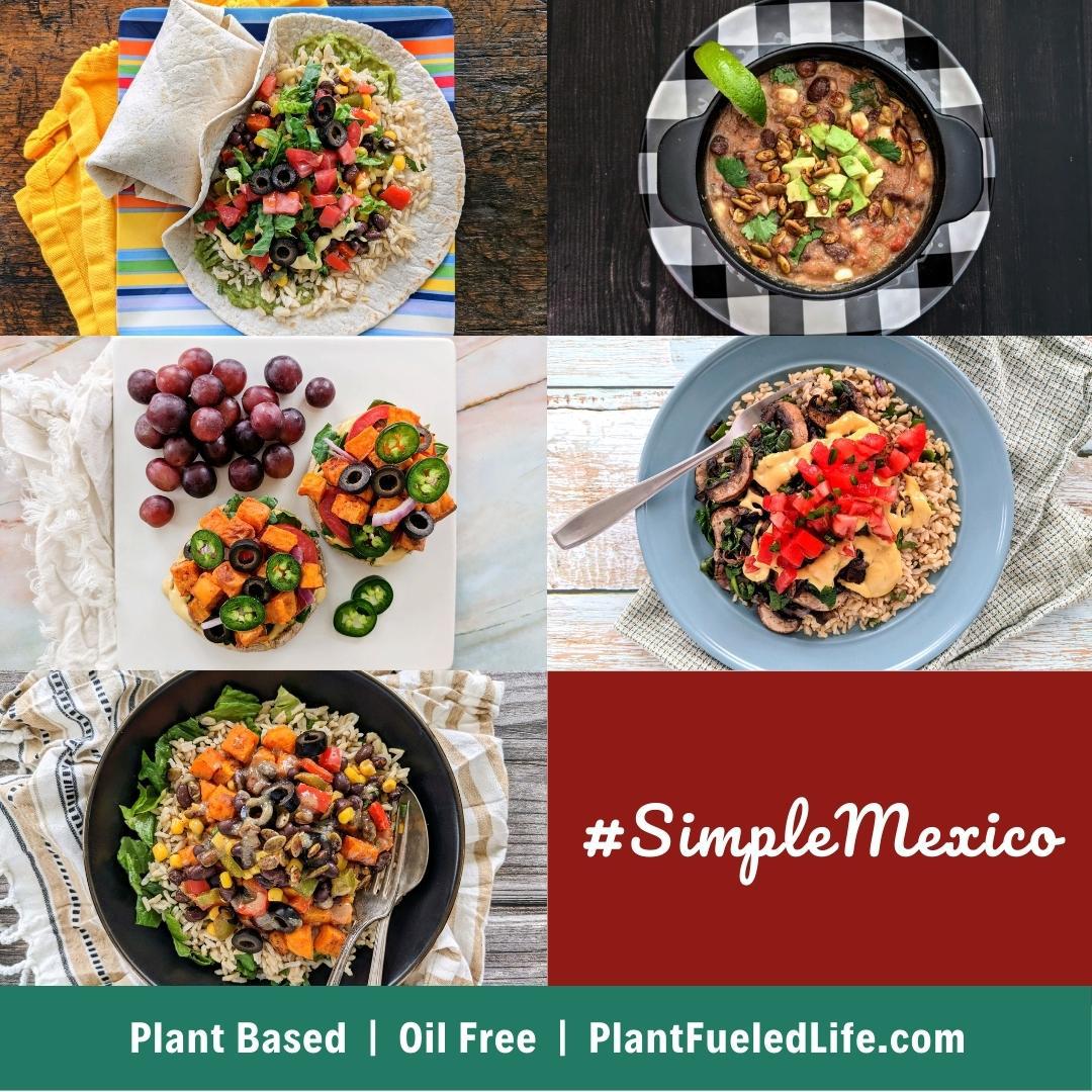 Simple Mexico Vegan Menu