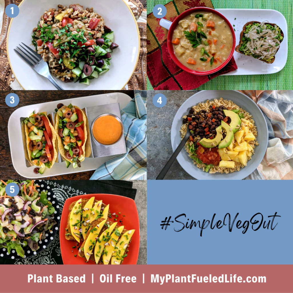 Simple Veg Out Whole-Food Plant-Based Meal 