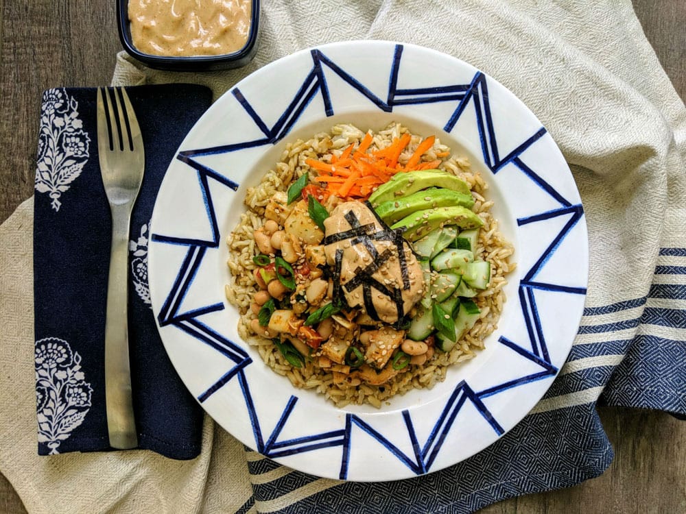 California Roll Spicy Mayo Sushi Bowl