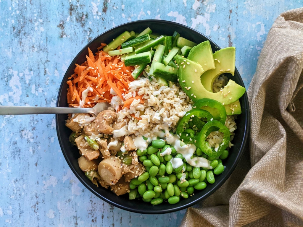 California Poke Bowl Vegan 