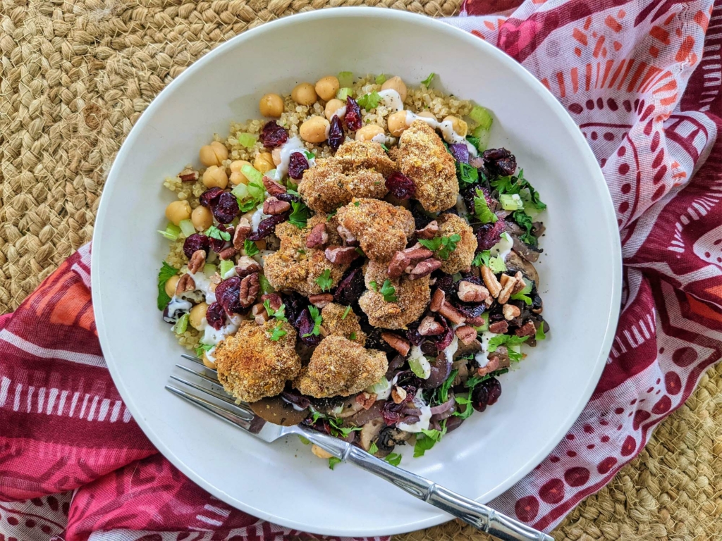 Crispy Cauli-Power Plant Based Bowl