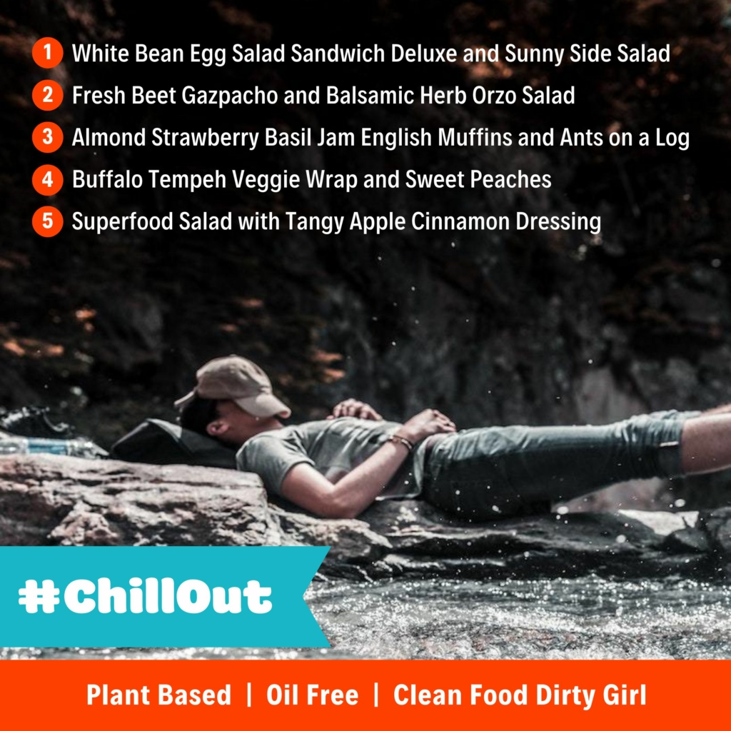 Chill out easy plant-based meal plan