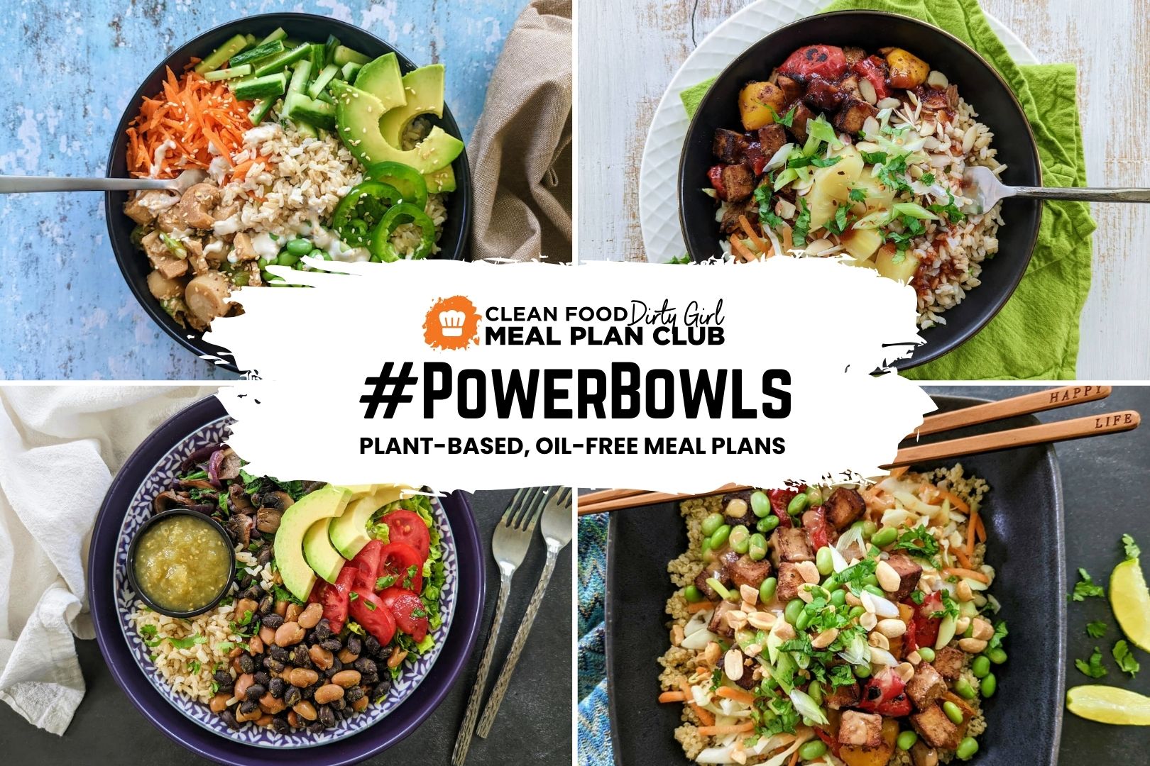 Power Bowls Plant Based Meal Plan | Delicious & Vegan