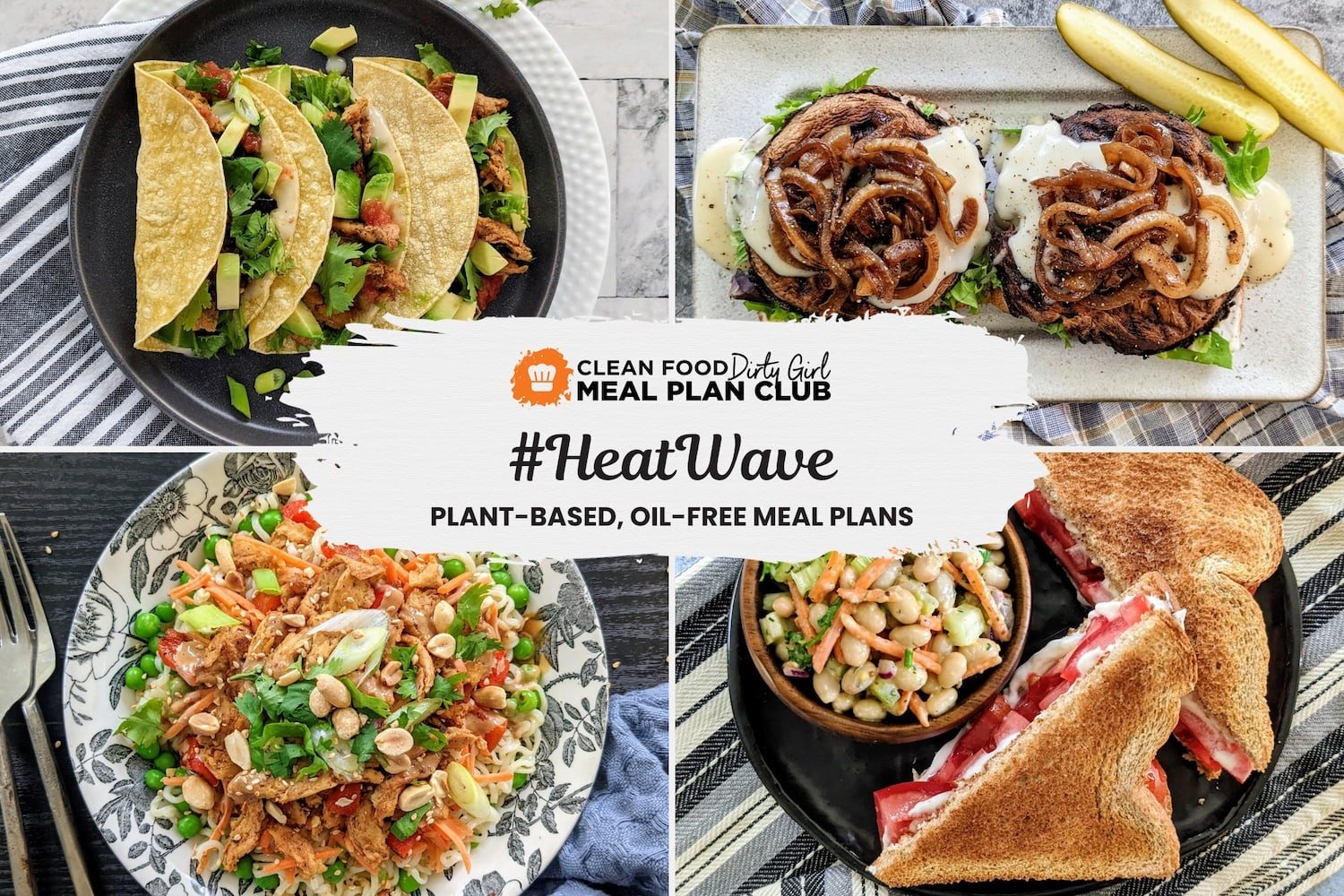Heat Wave Simple Summer Plant-Based Meal Plan