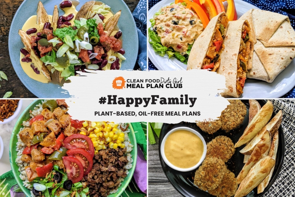 Happy Family Whole-Food Plant-Based Meal Plan