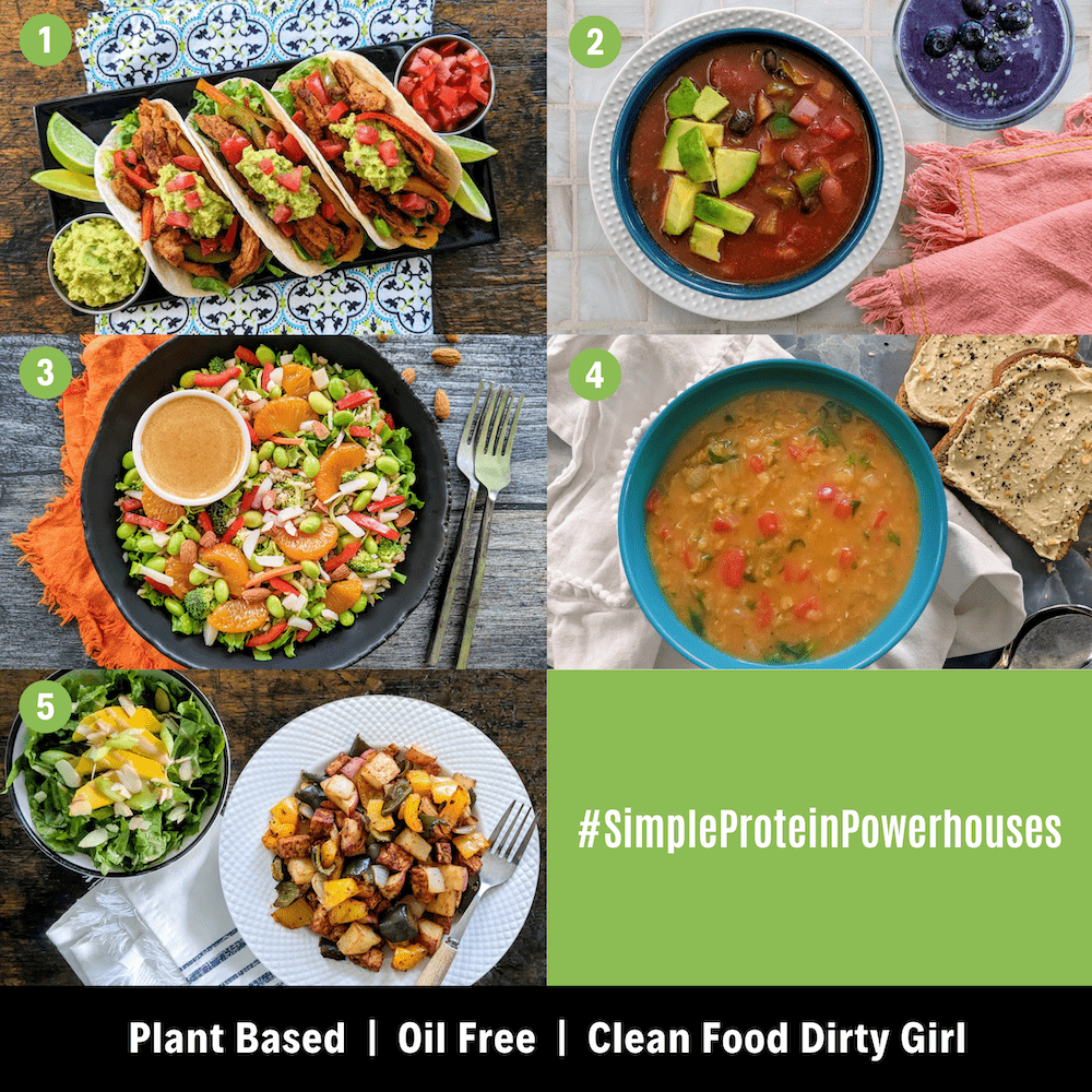 Protein Powerhouses plant based meal plan