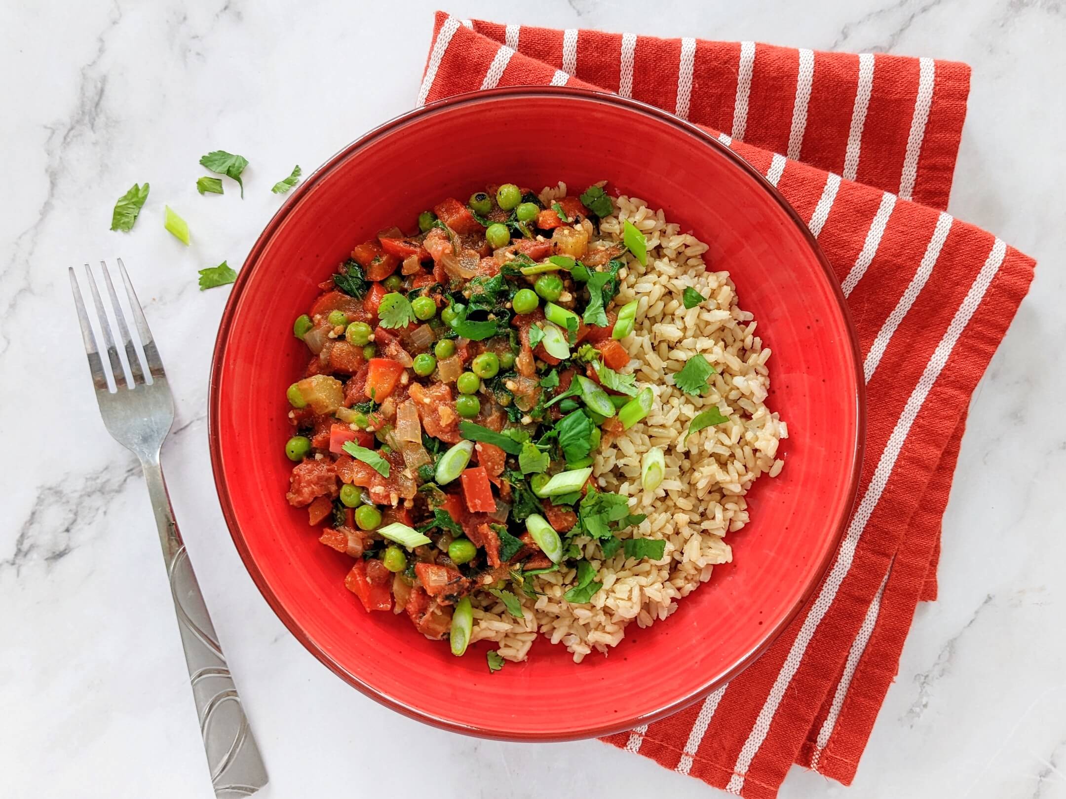 cajun veggie rice bowl