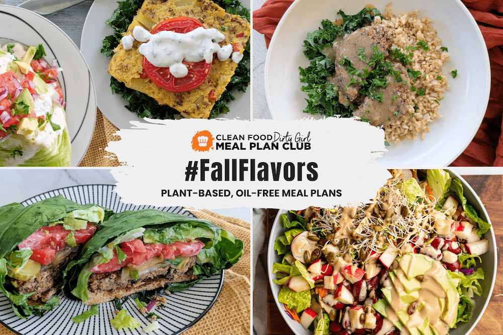 fall flavors plant based meal plan