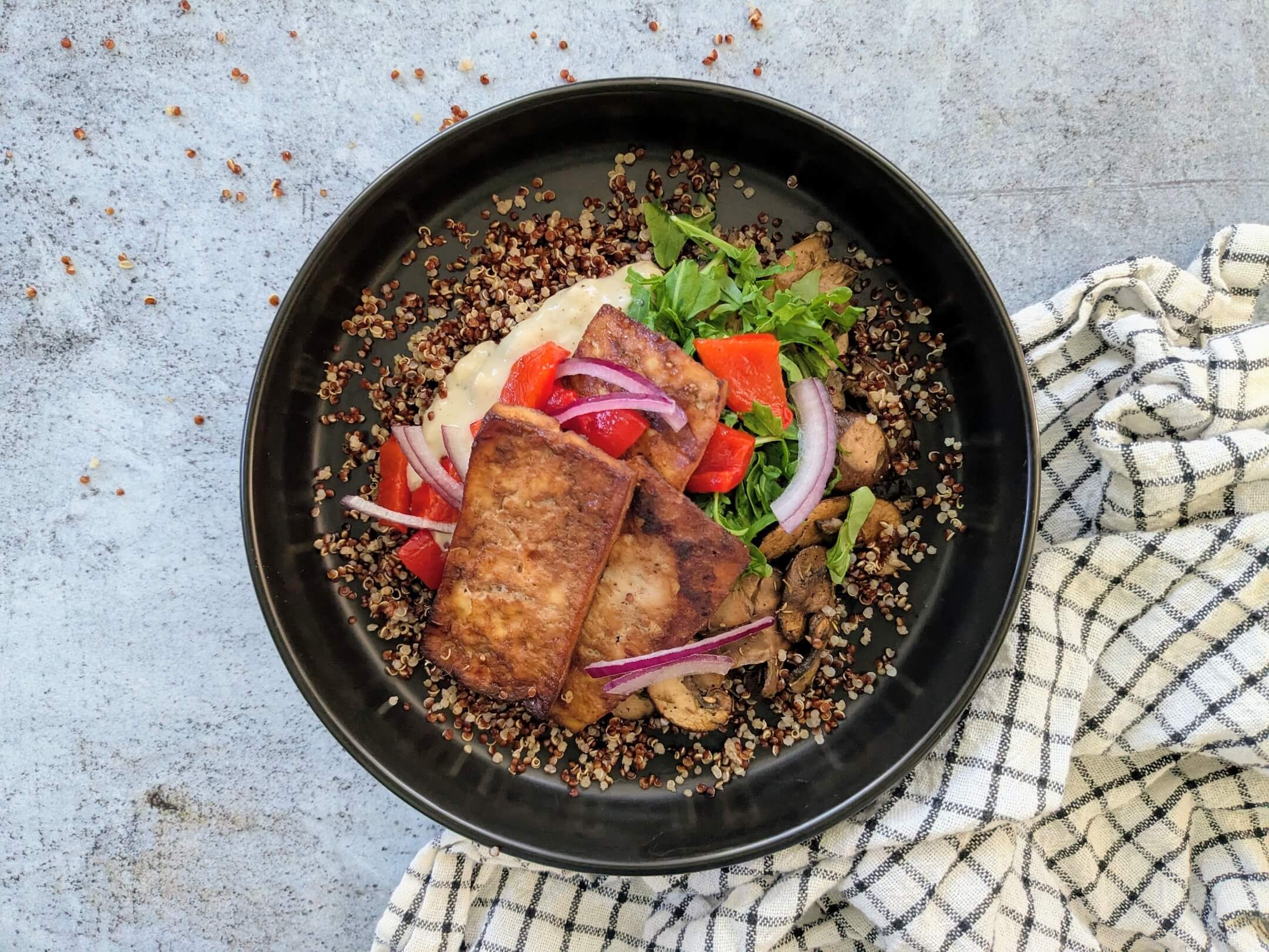 Sunrise Quinoa Power Bowl plant based meal