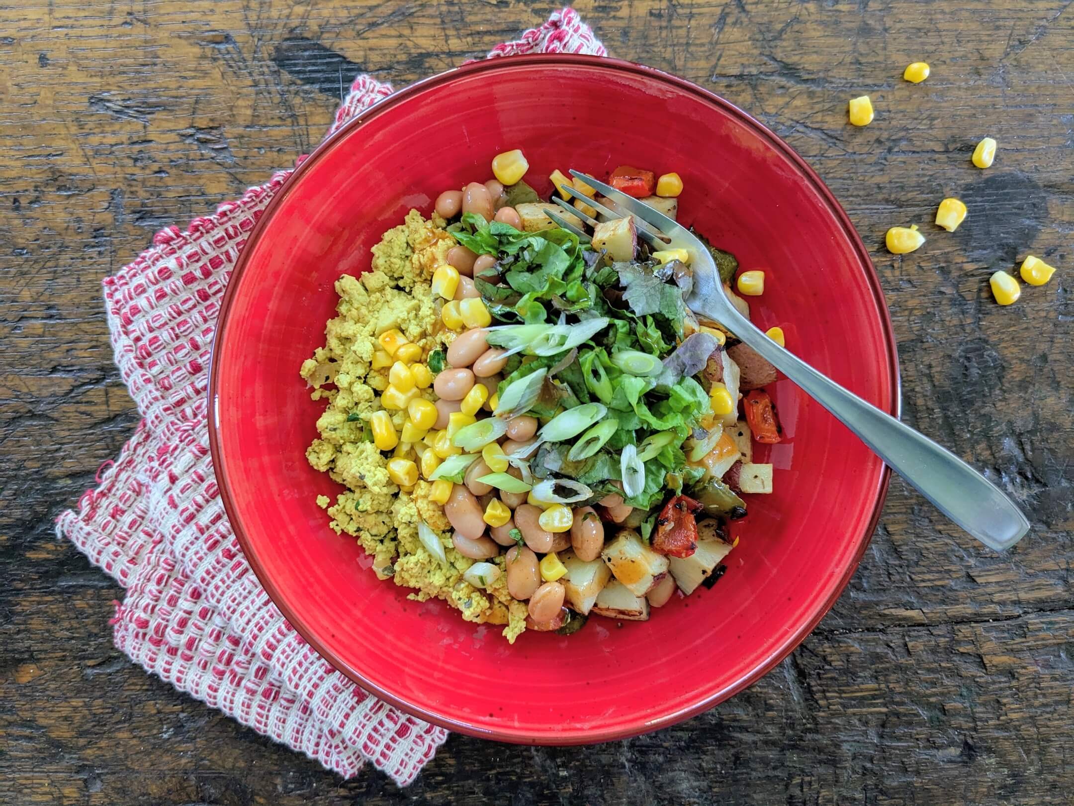 breakfast enchilada plant based bowl