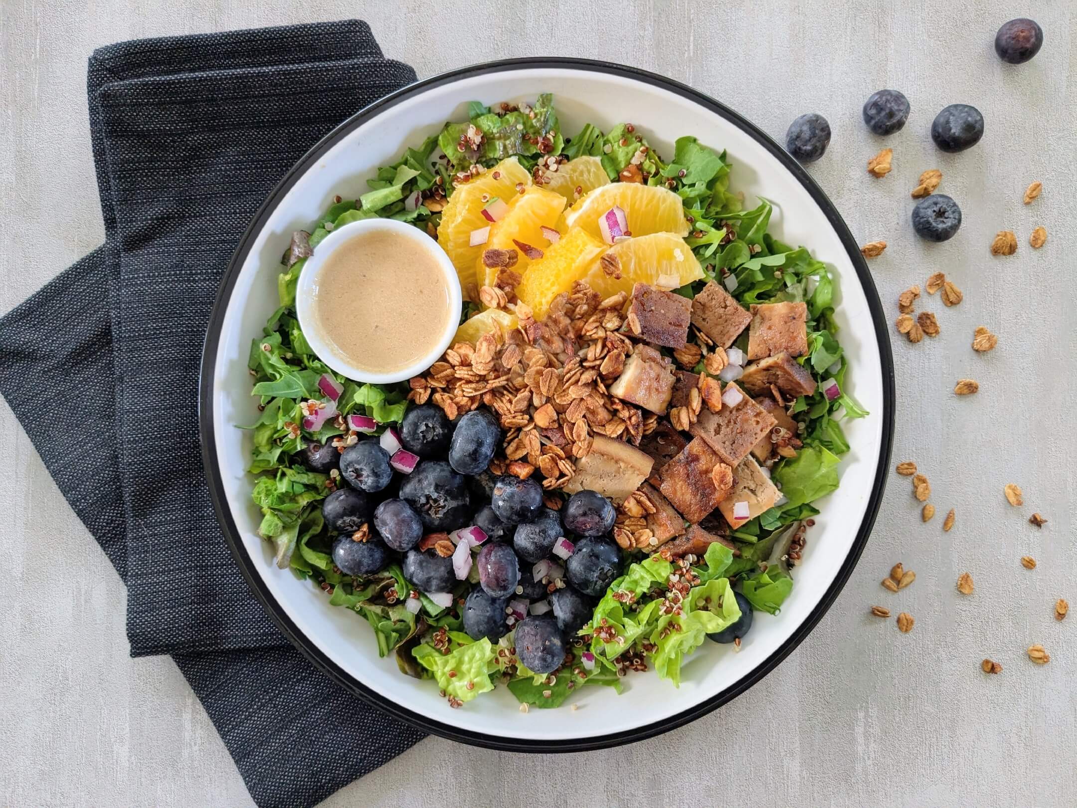 big ass granola salad bowl