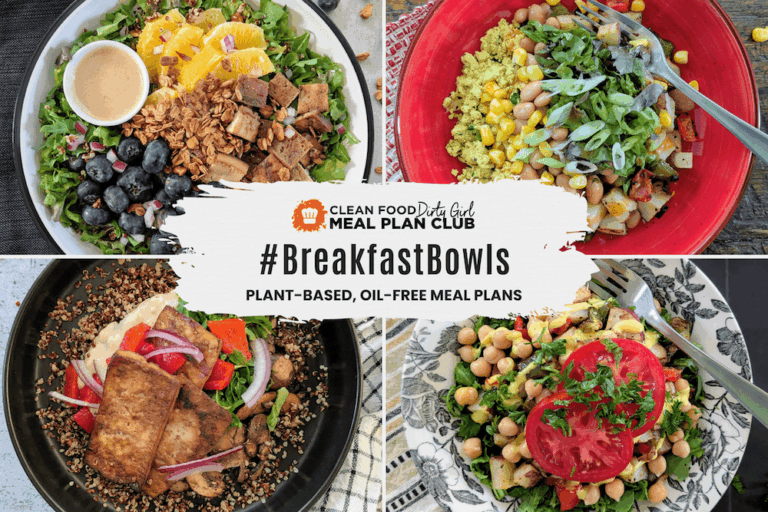breakfast bowls plant based meal plan