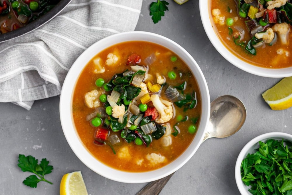 Cold-Blasting Plant Based Garlic Soup