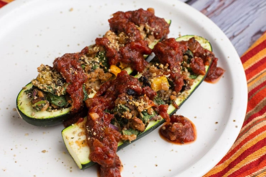 Italian Stuffed Zucchini
