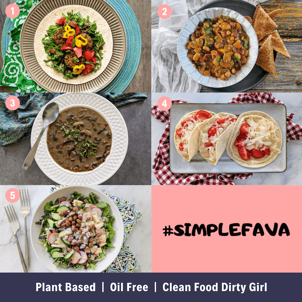 Simple Fava Plant based meal plan