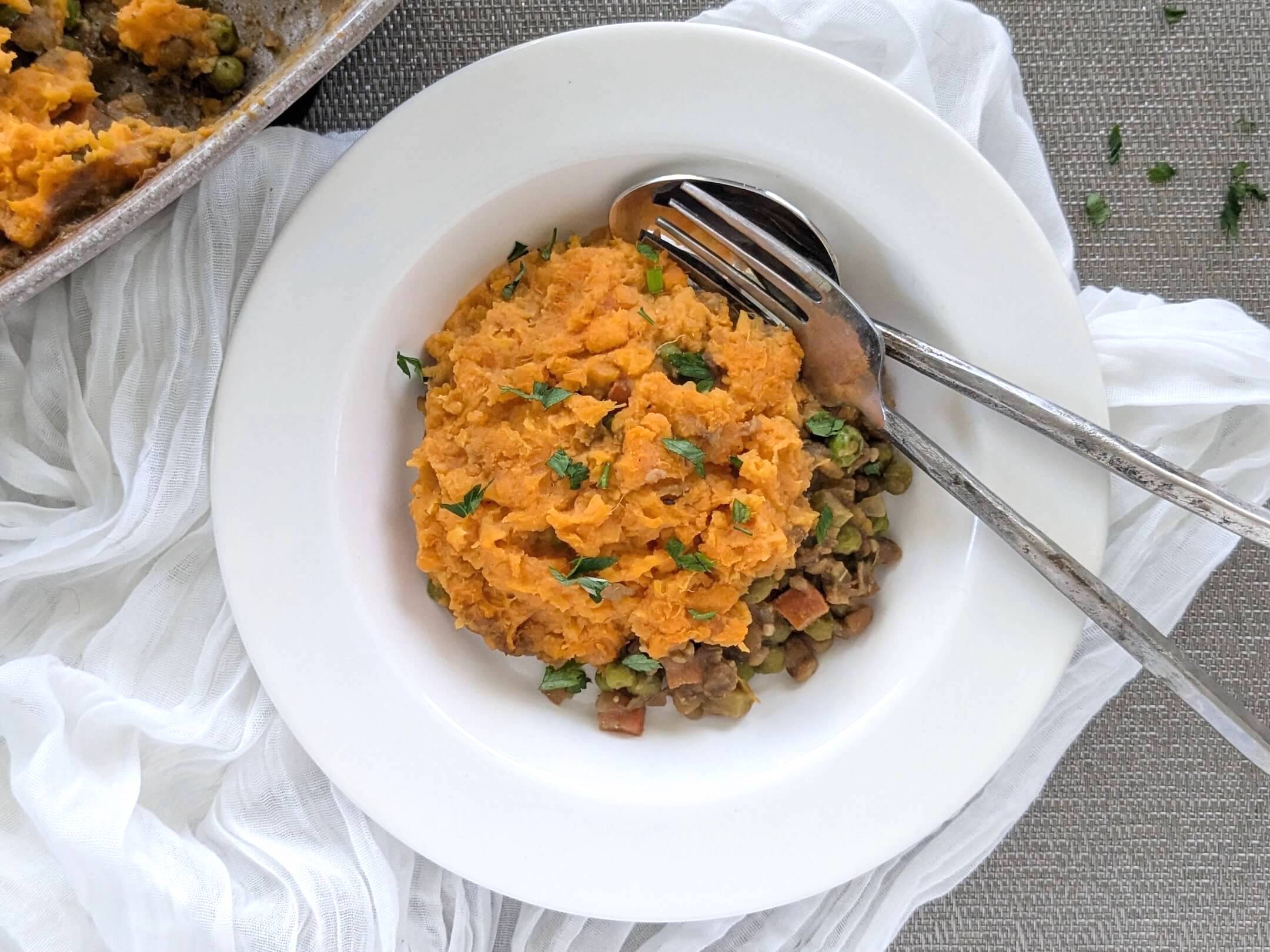 Sweet potato Shepherd's pie